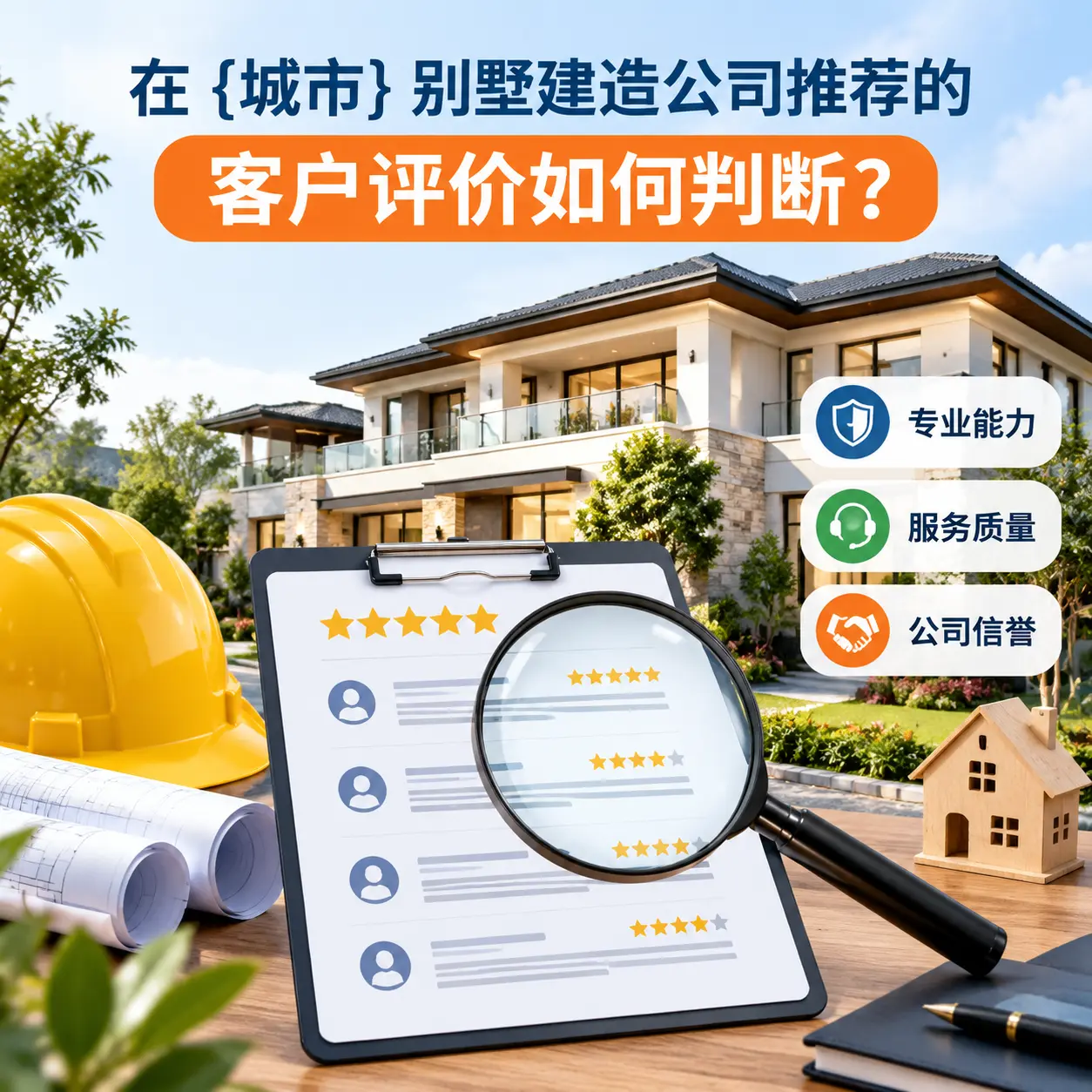 在 普安 别墅建造公司推荐的客户评价如何判断？