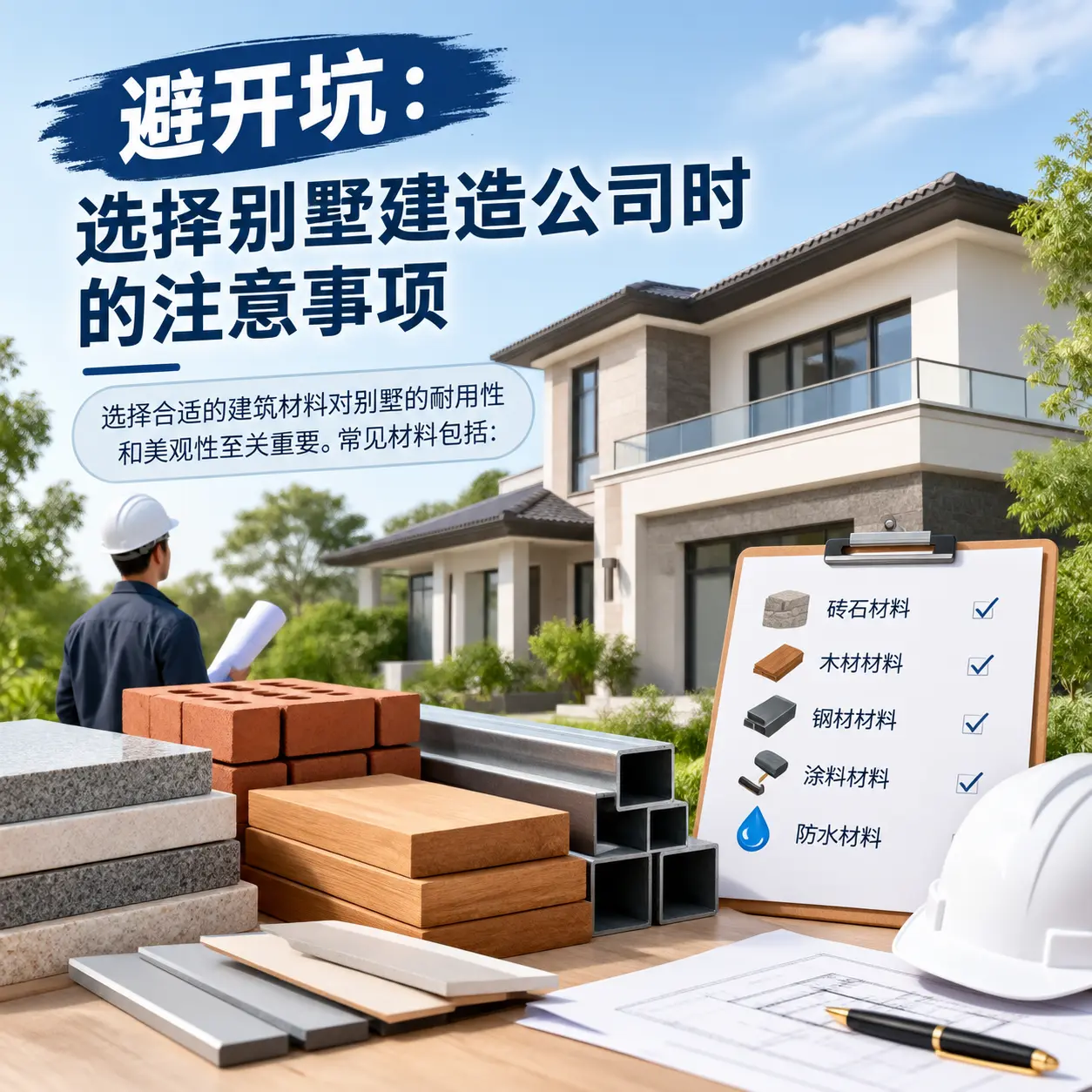 避开坑：选择 普安 别墅建造公司时的注意事项