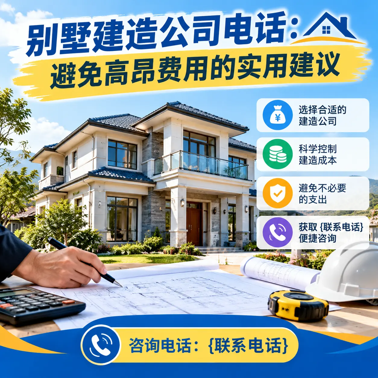 普安别墅建造公司电话:避免高昂费用的实用建议