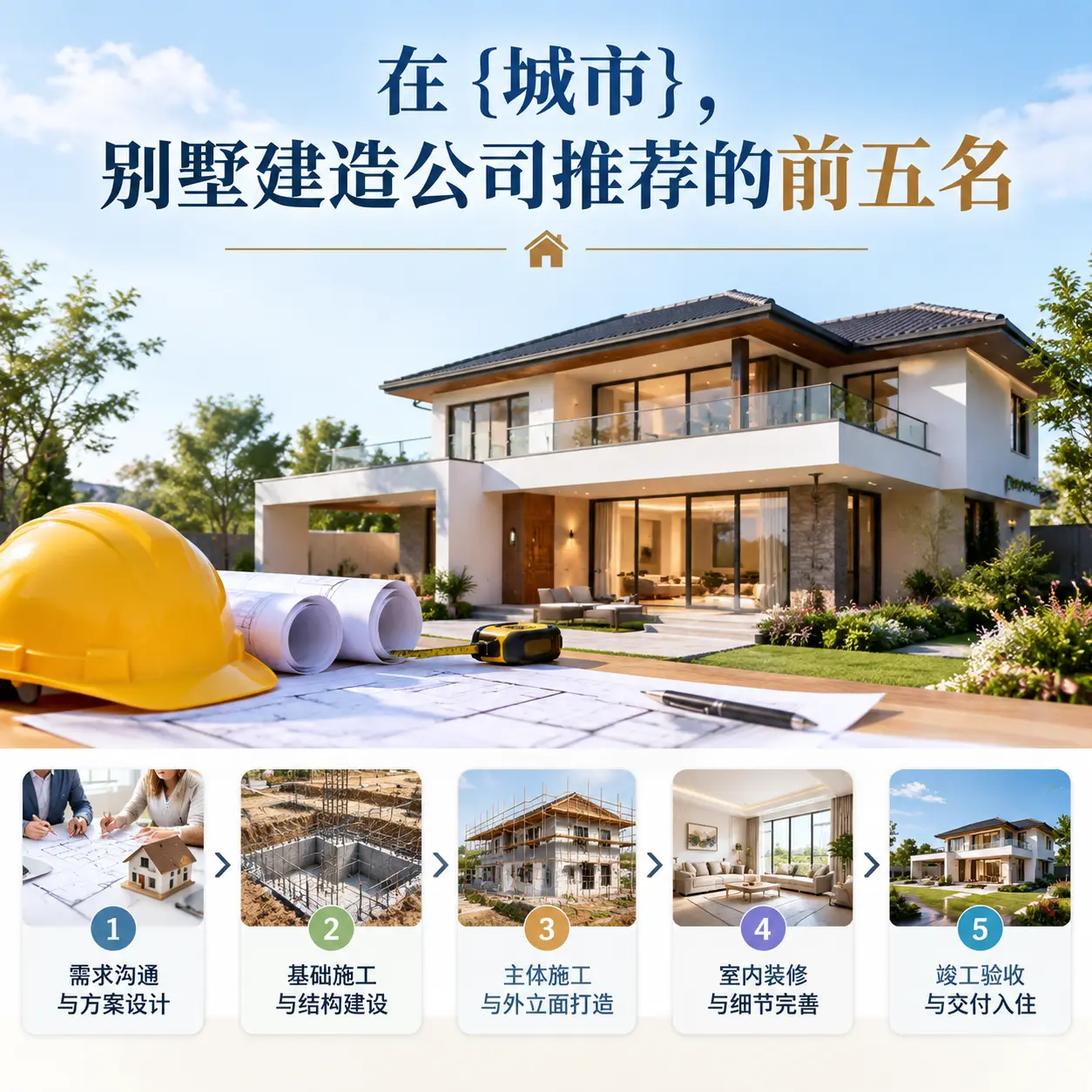 在 普安，别墅建造公司推荐的前五名