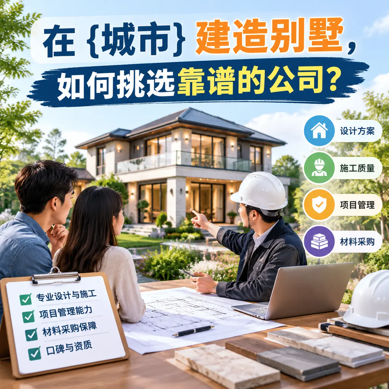 在 普安 建造别墅，如何挑选靠谱的公司？
