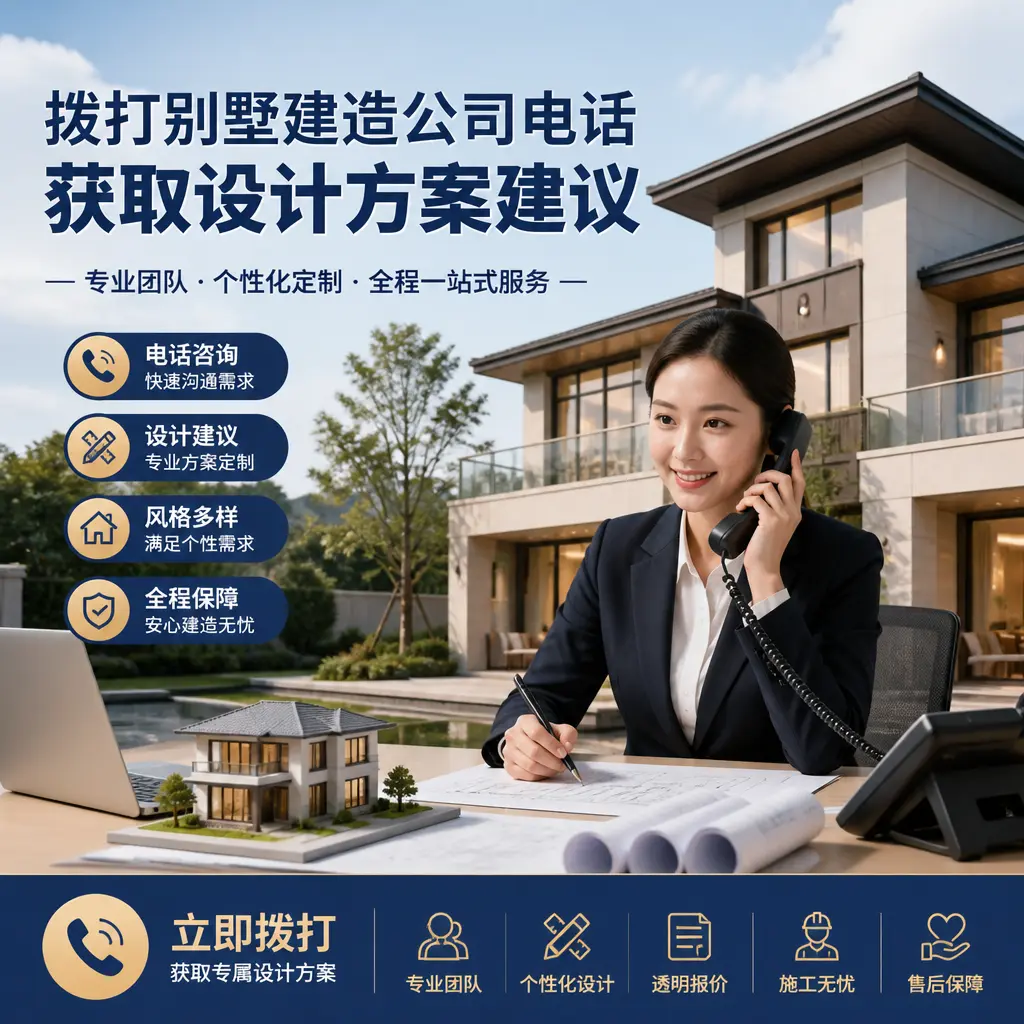拨打普安别墅建造公司电话，获取设计方案建议